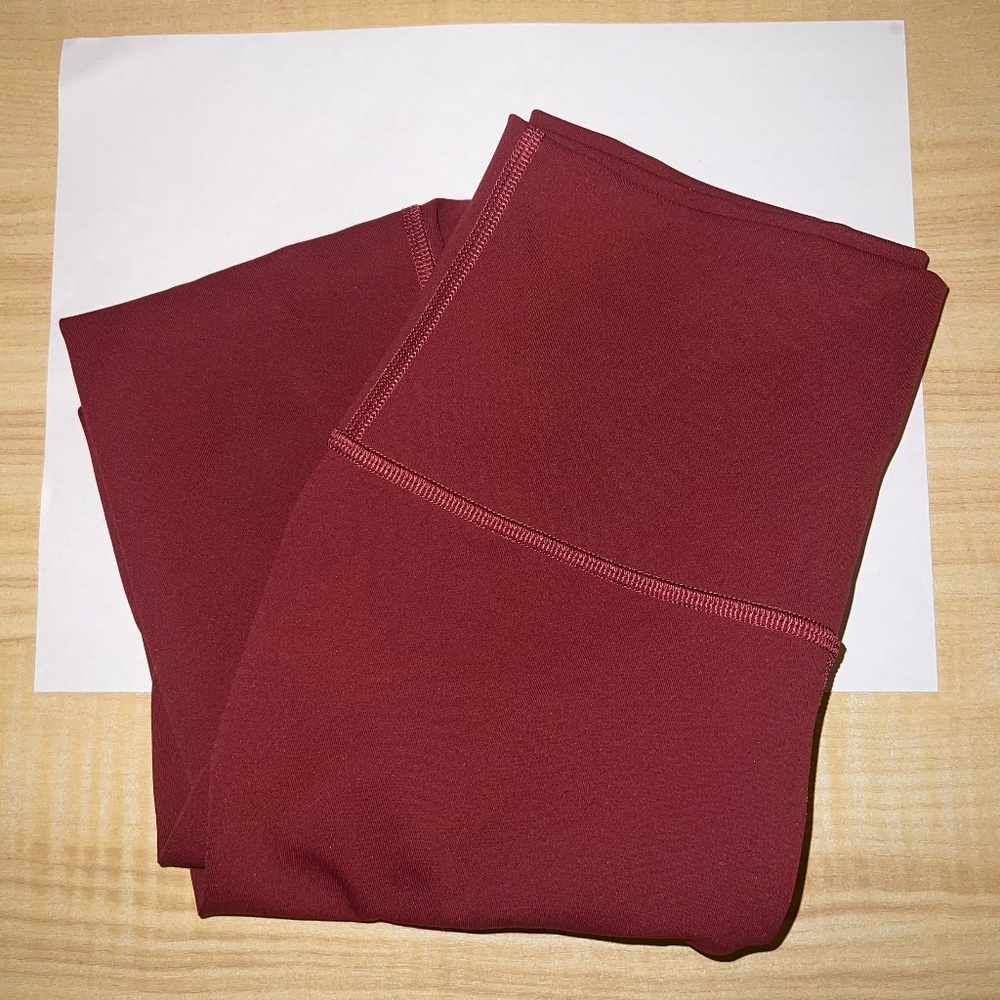 Lululemon Wunder Under High-Rise Tight 25" *Full-On Luxtreme Chianti size 4